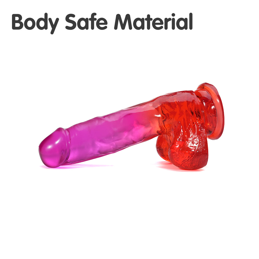 Aura Flame Suction Cup Dildos 8.6 Inch