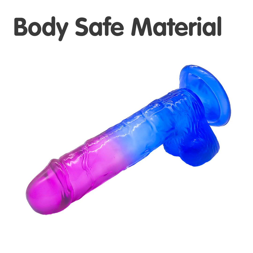 Candy Wave Suction Cup Dildos 7.3 Inch