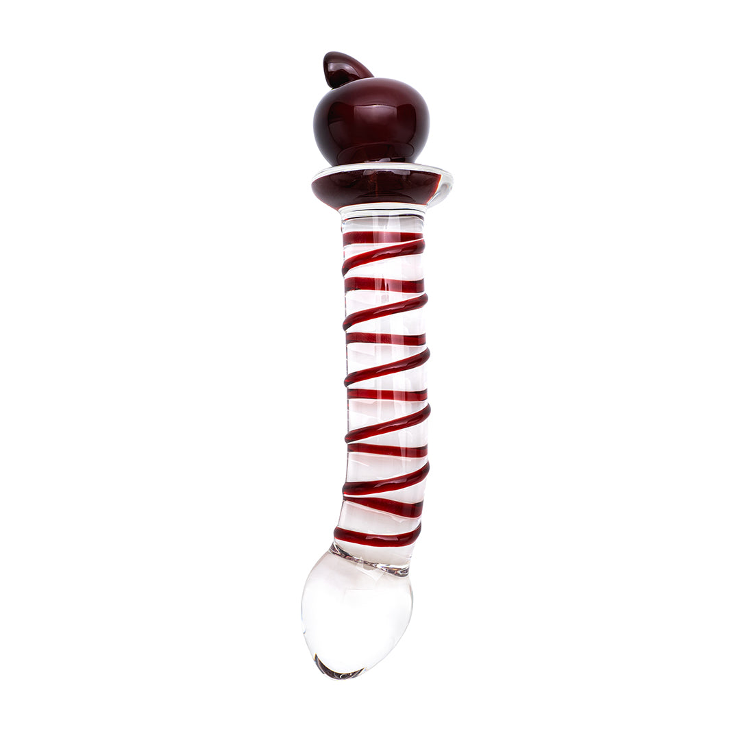 Glass Butt Plug Dildo 7.8in