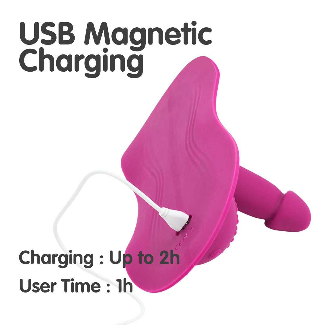 Rose Glow G-Spot Sitting Vibrator