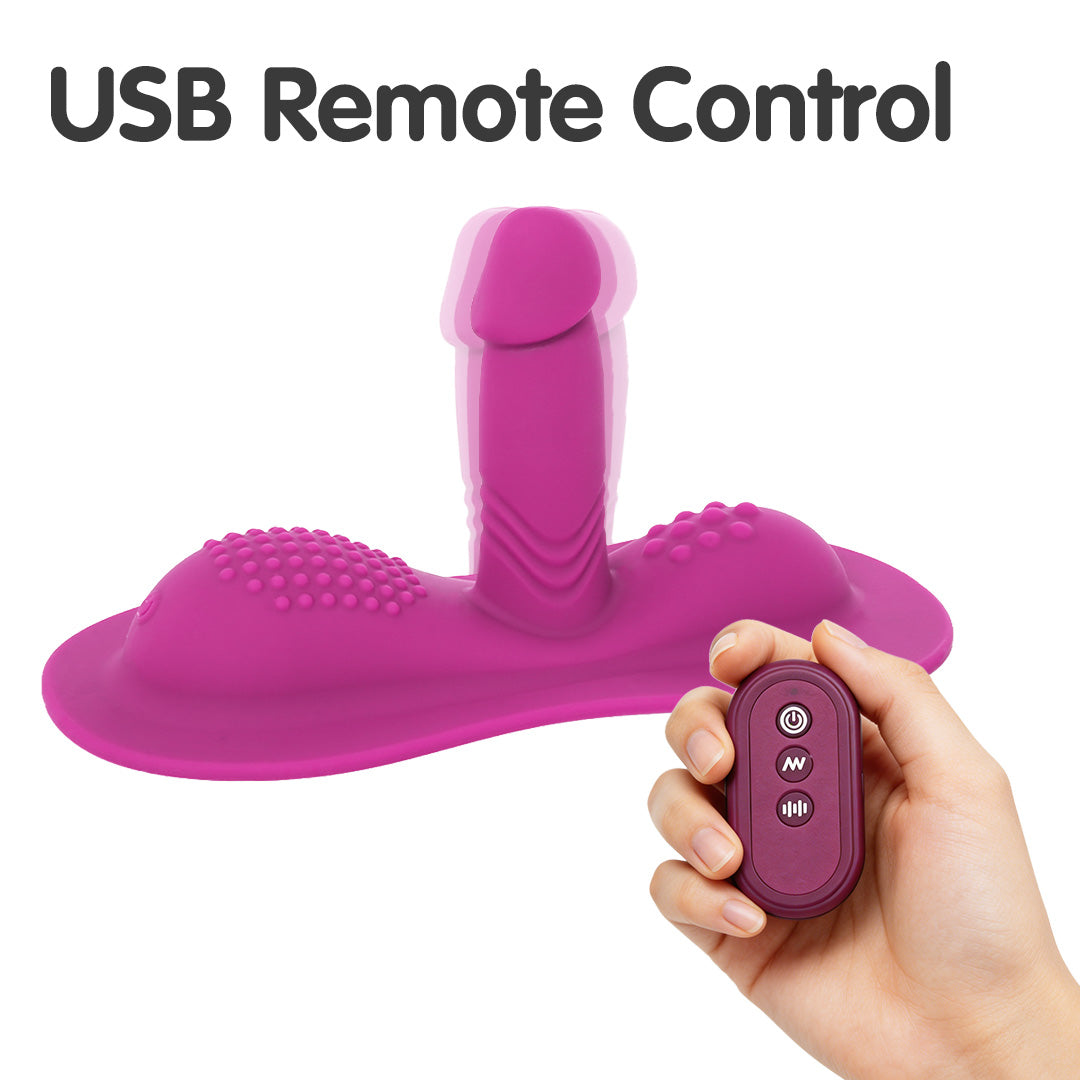 Rose Glow G-Spot Sitting Vibrator