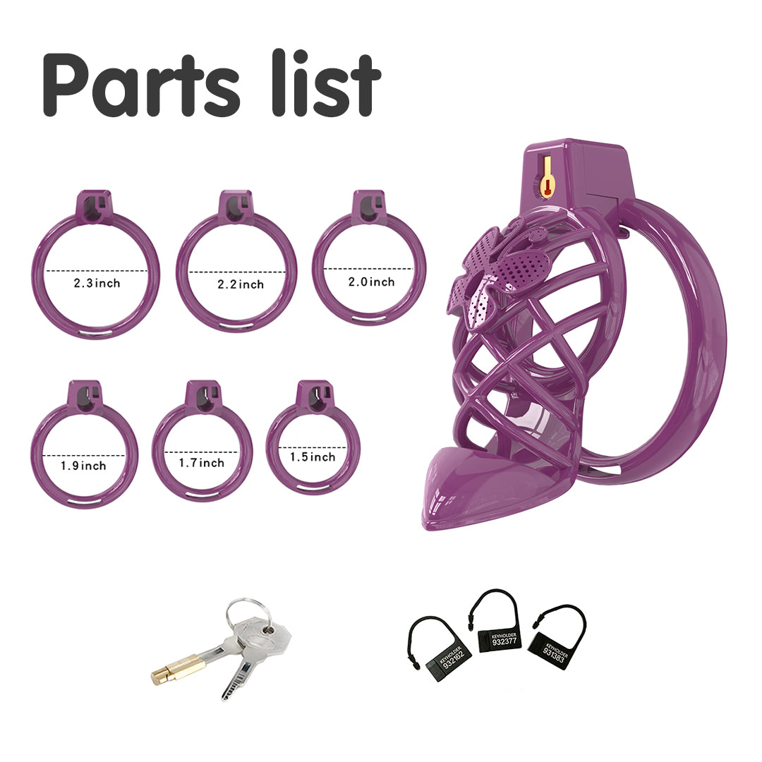 High Heel Chastity Cock Cage Kit