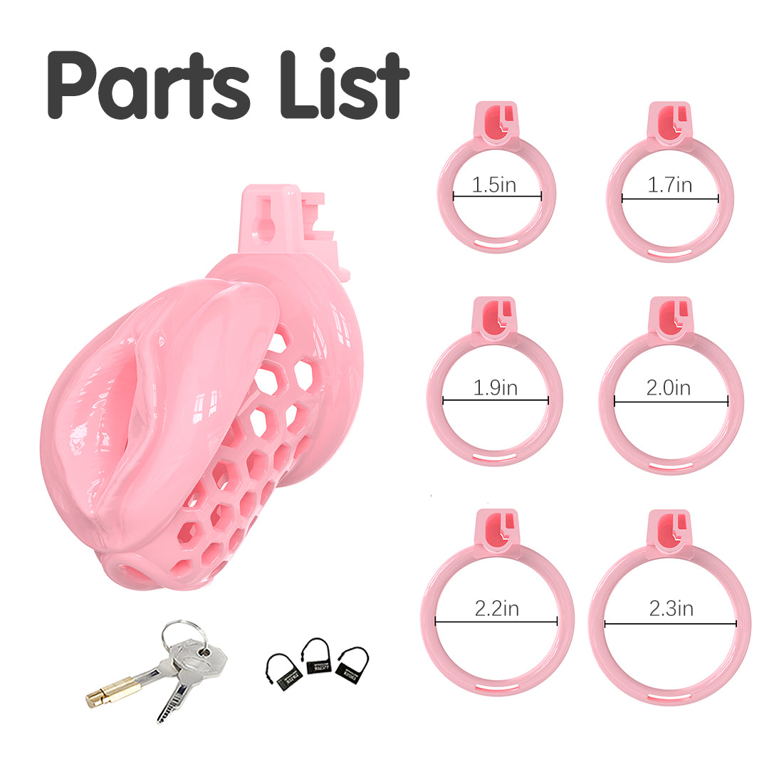 Silk Chastity Cock Cage Kit