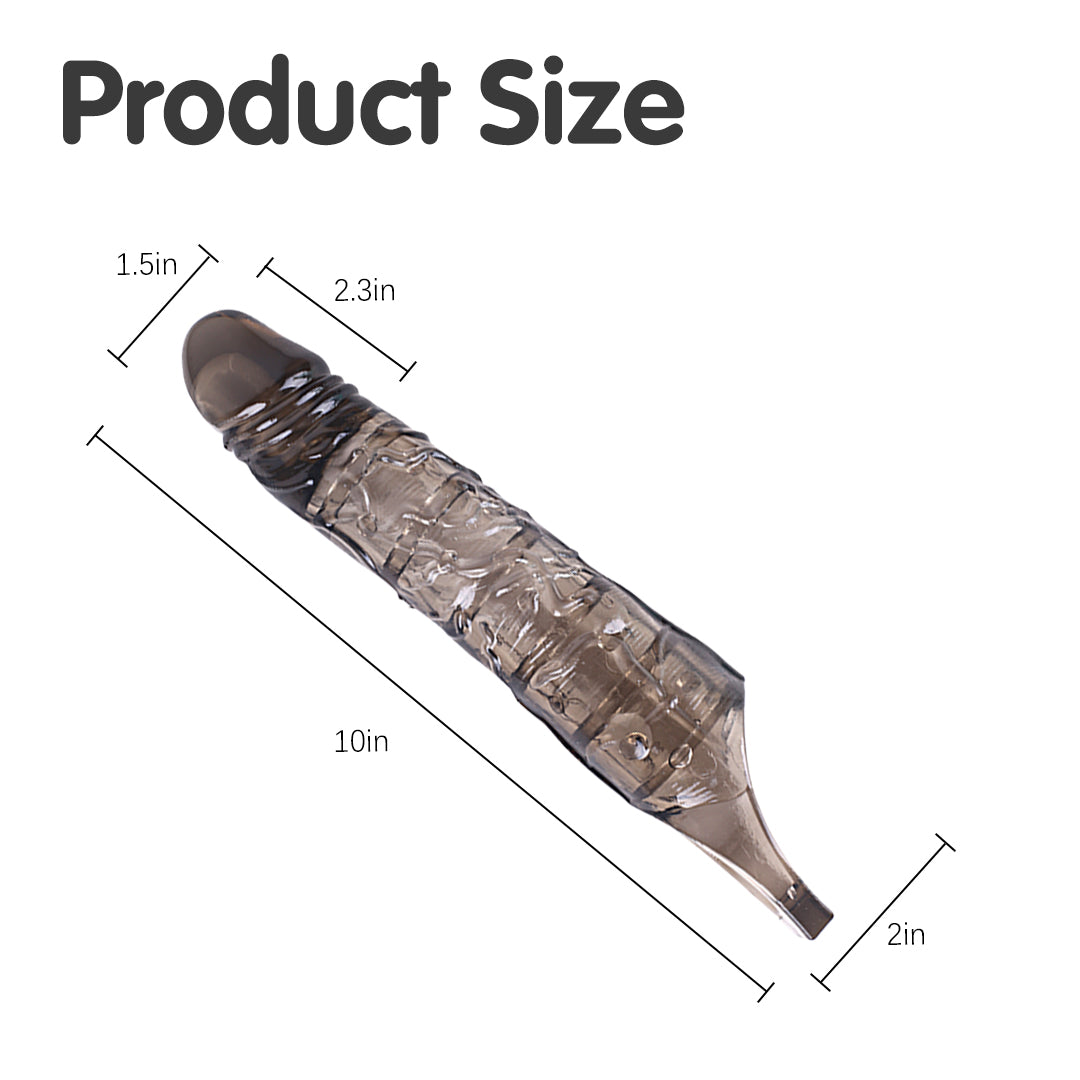Black Serpent Silicone Penis Sleeve