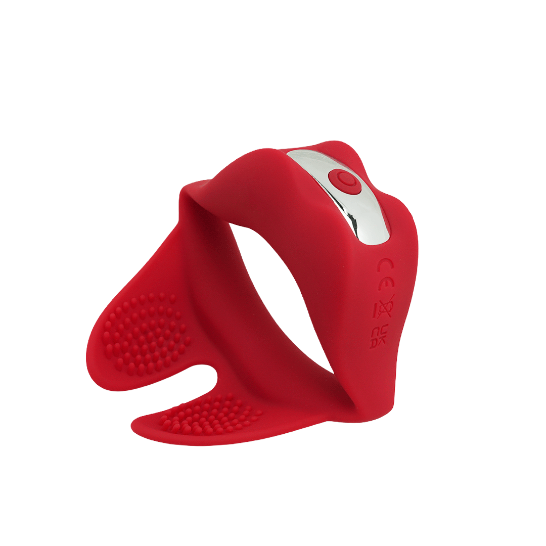 Hot Kiss Vibrating Cock Ring