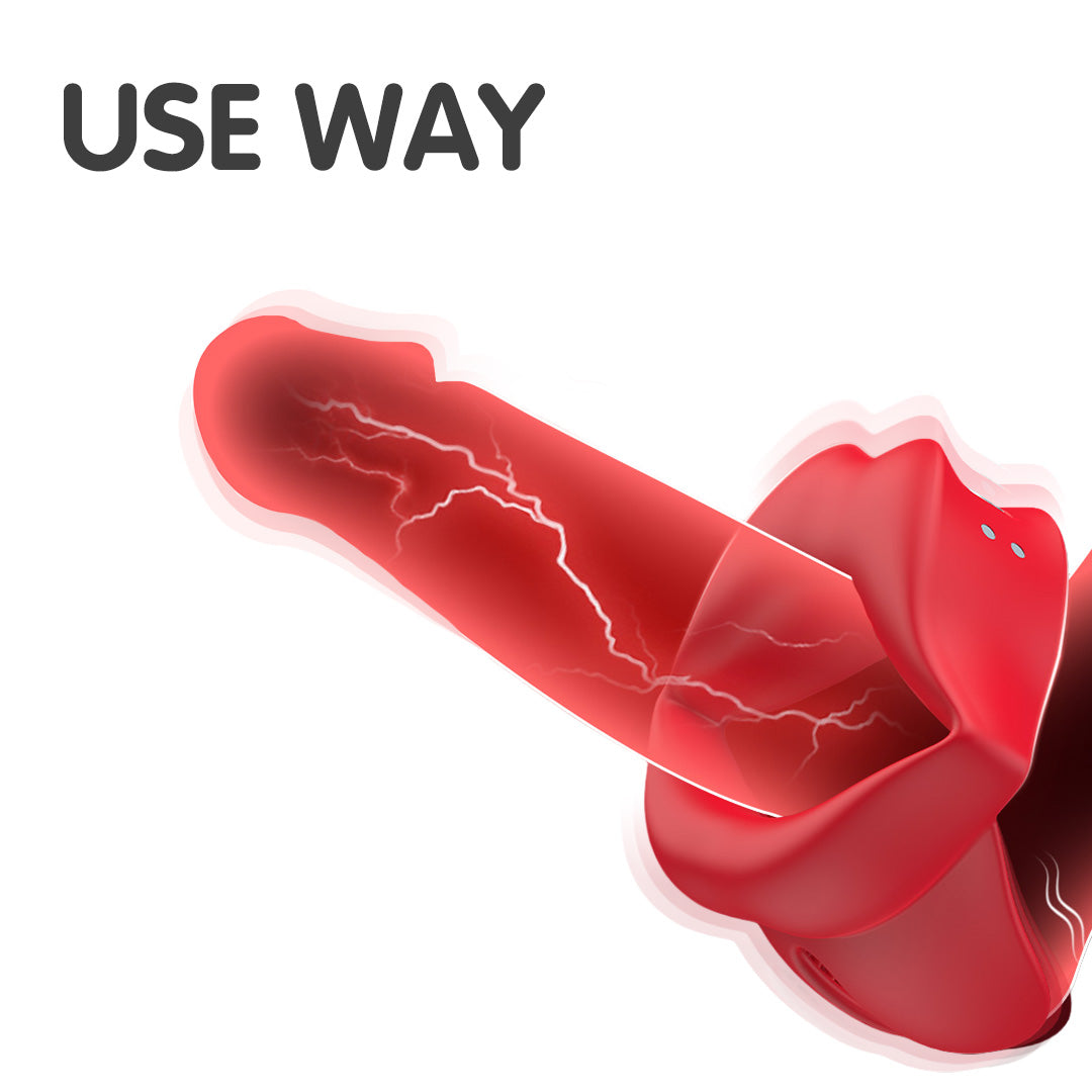Hot Kiss Vibrating Cock Ring
