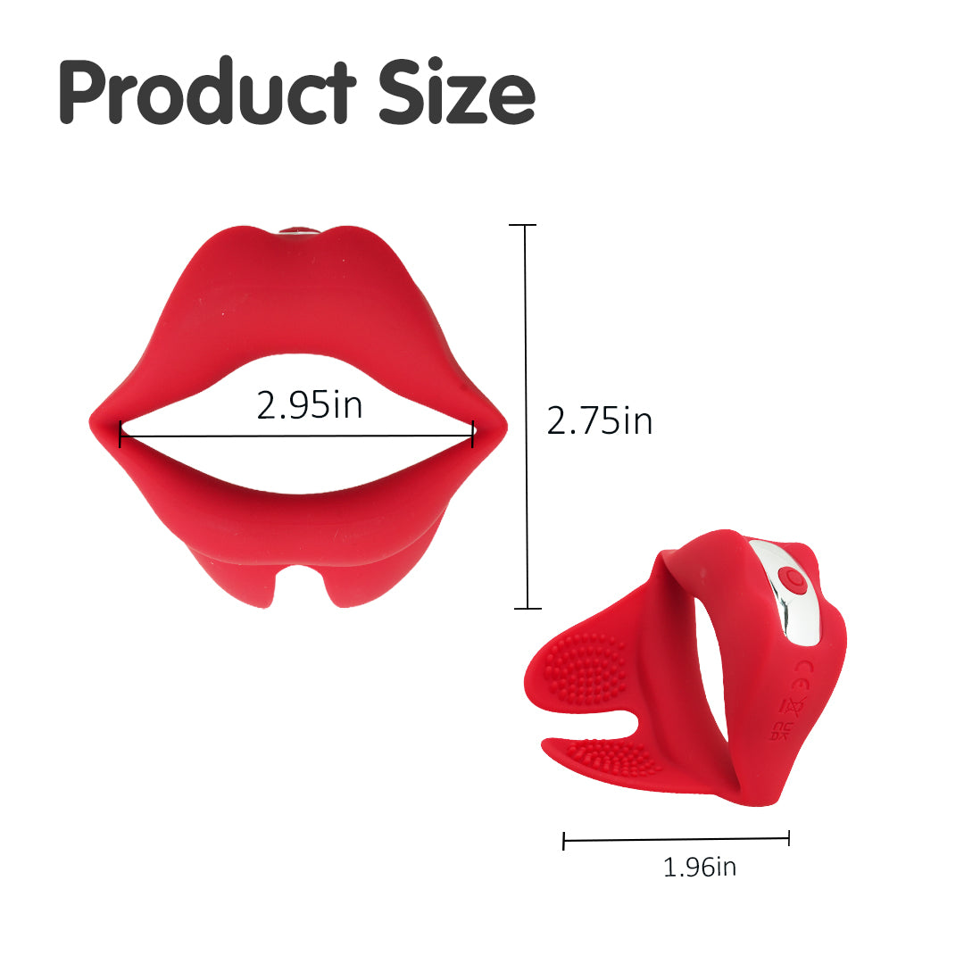 Hot Kiss Vibrating Cock Ring