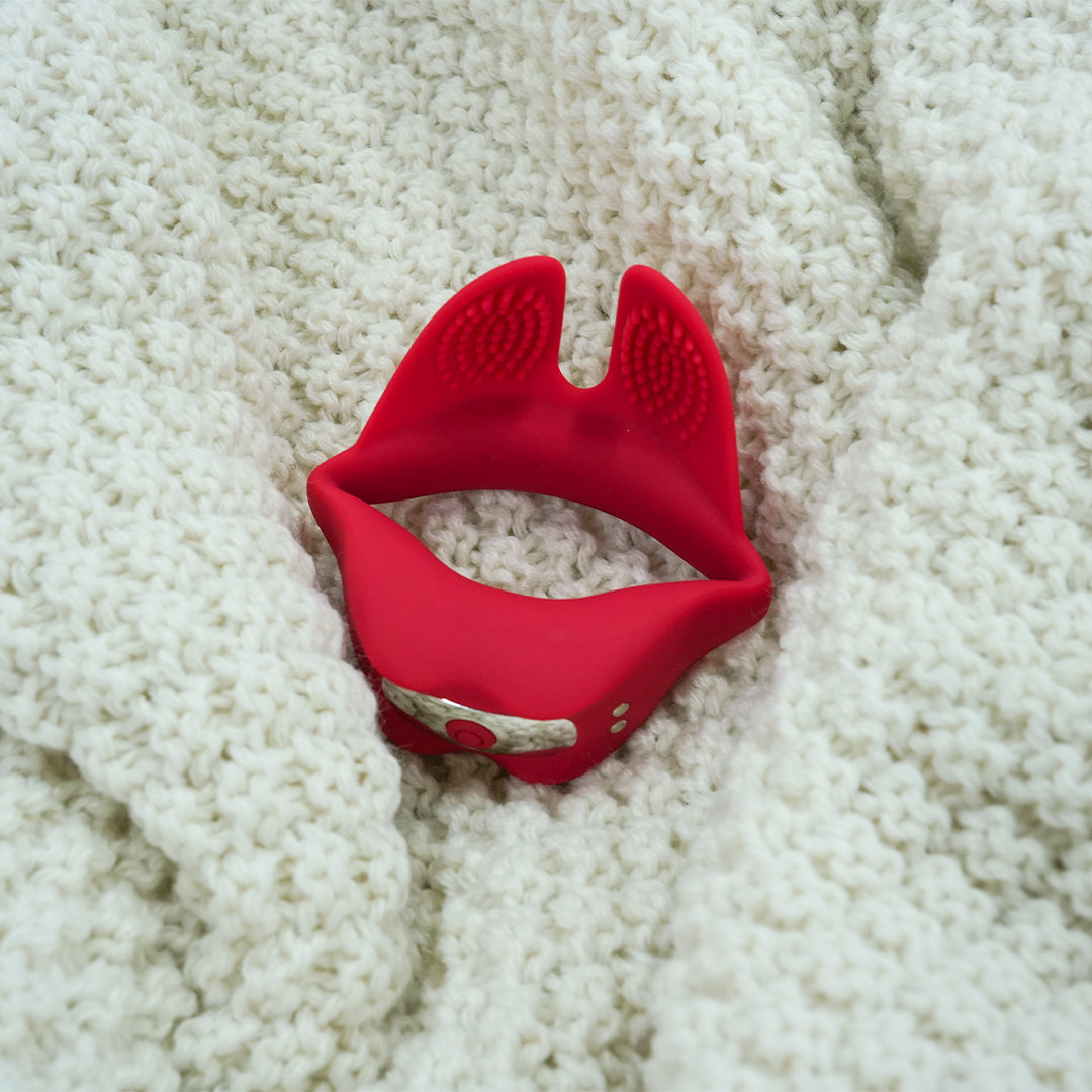 Hot Kiss Vibrating Cock Ring