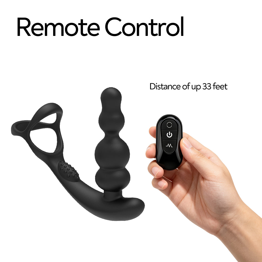 Intima Remote Control Rotating Prostate Massager Cock Ring