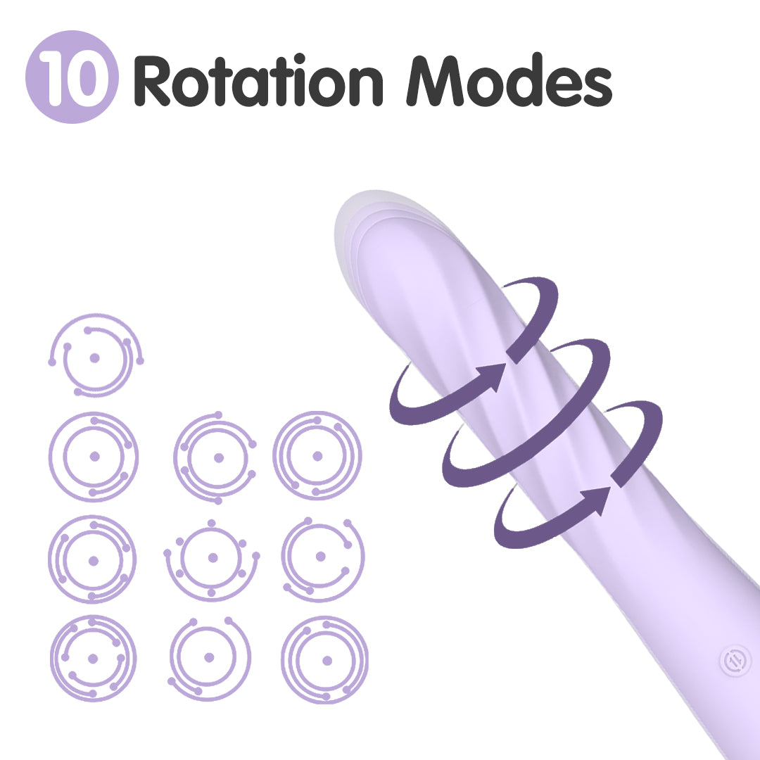 Orchid Twist Rotating & Thrusting Dildos Vibrator