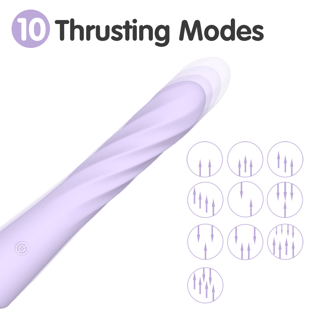 Orchid Twist Rotating & Thrusting Dildos Vibrator