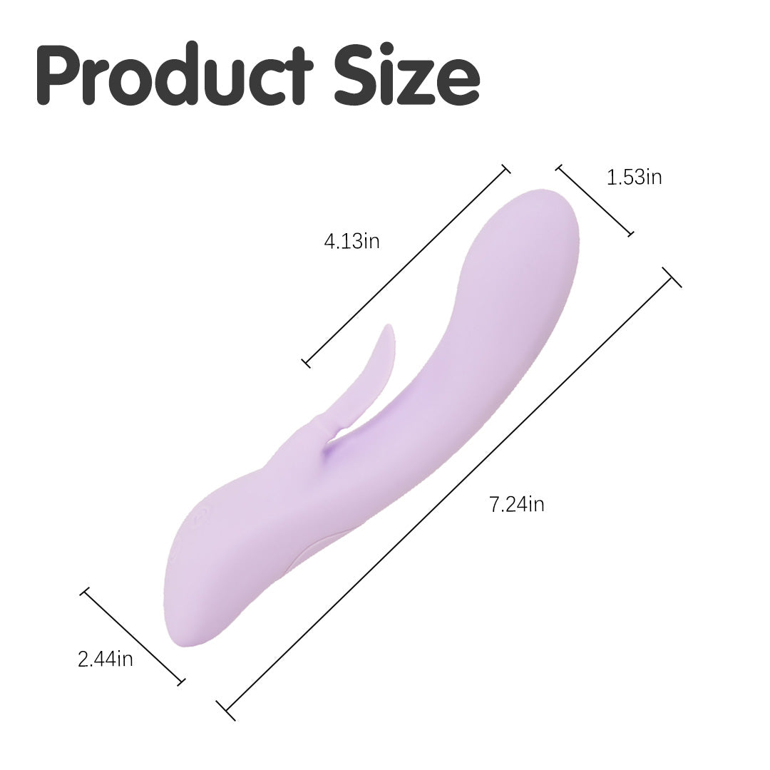 Violet Bloom Flapping Rabbit Vibrator