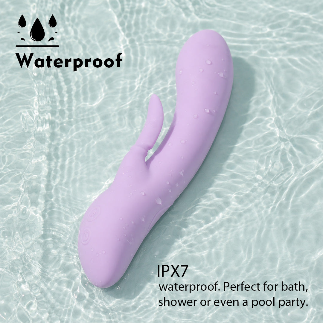 Violet Bloom Flapping Rabbit Vibrator
