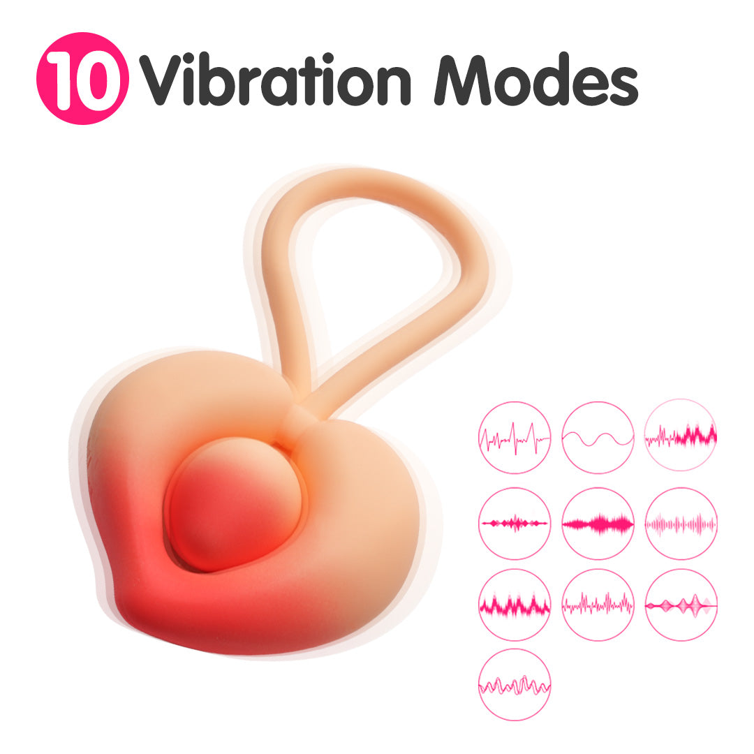 Blush Peach Couples Egg Vibrator