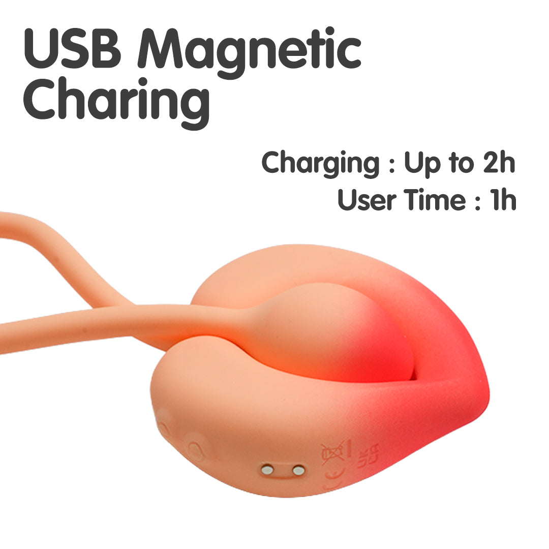Blush Peach Couples Egg Vibrator