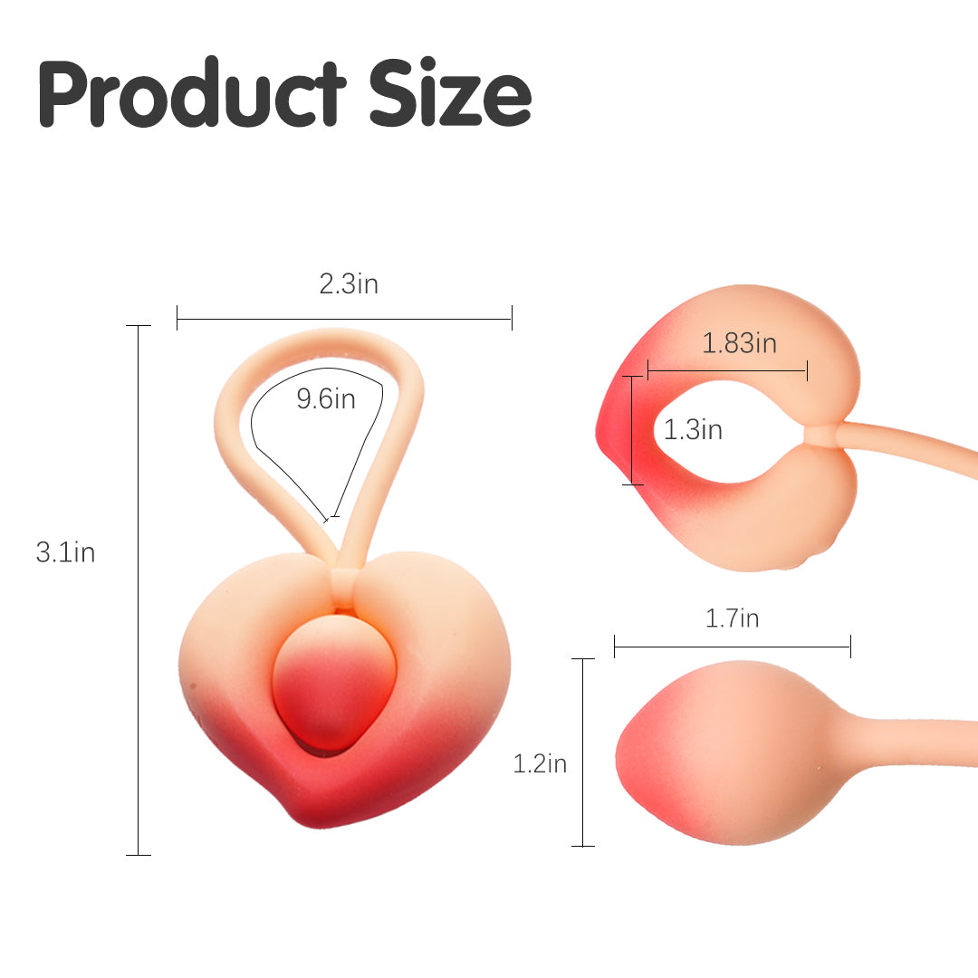 Blush Peach Couples Egg Vibrator