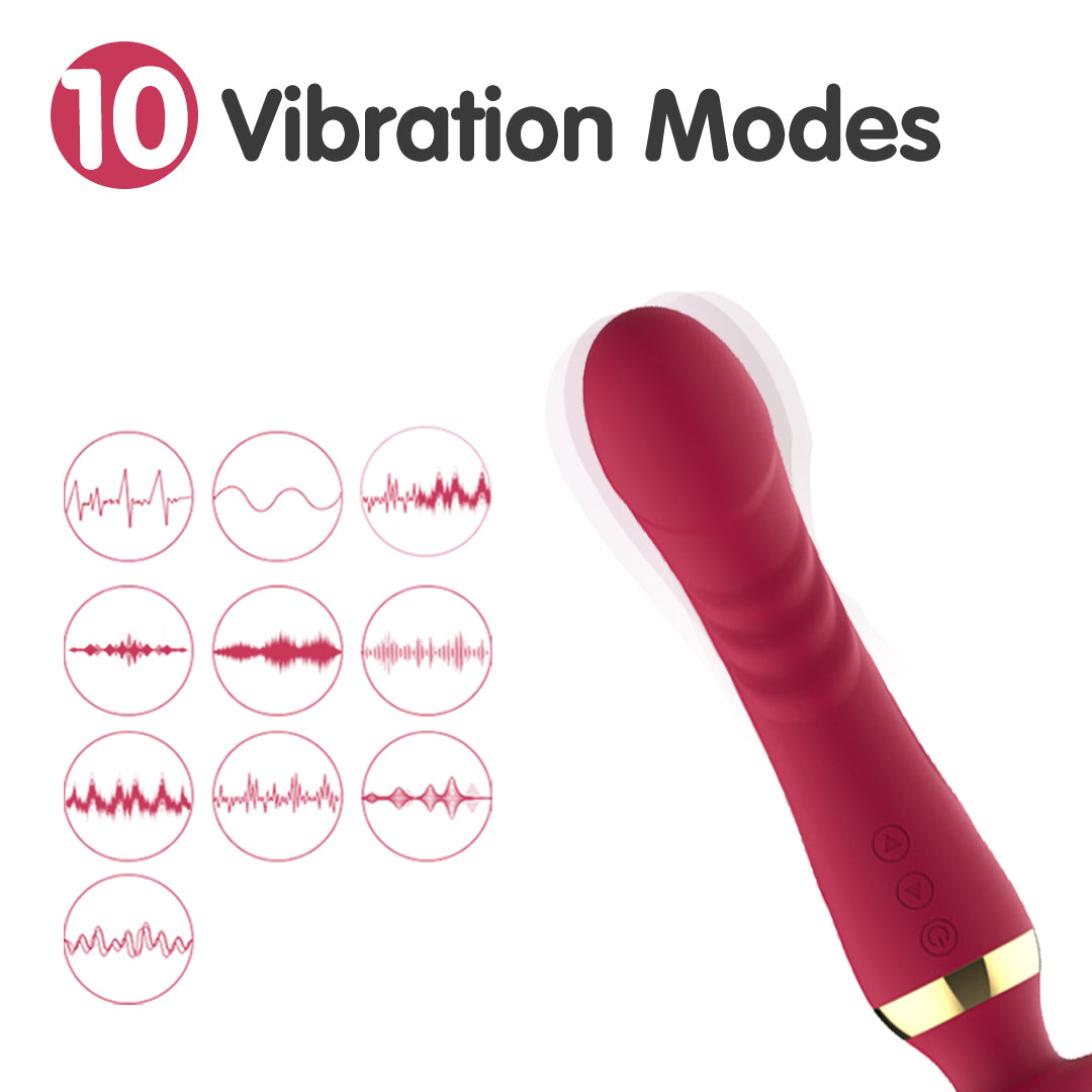 Euphoria 2-in-1 Massage Wand Vibrator