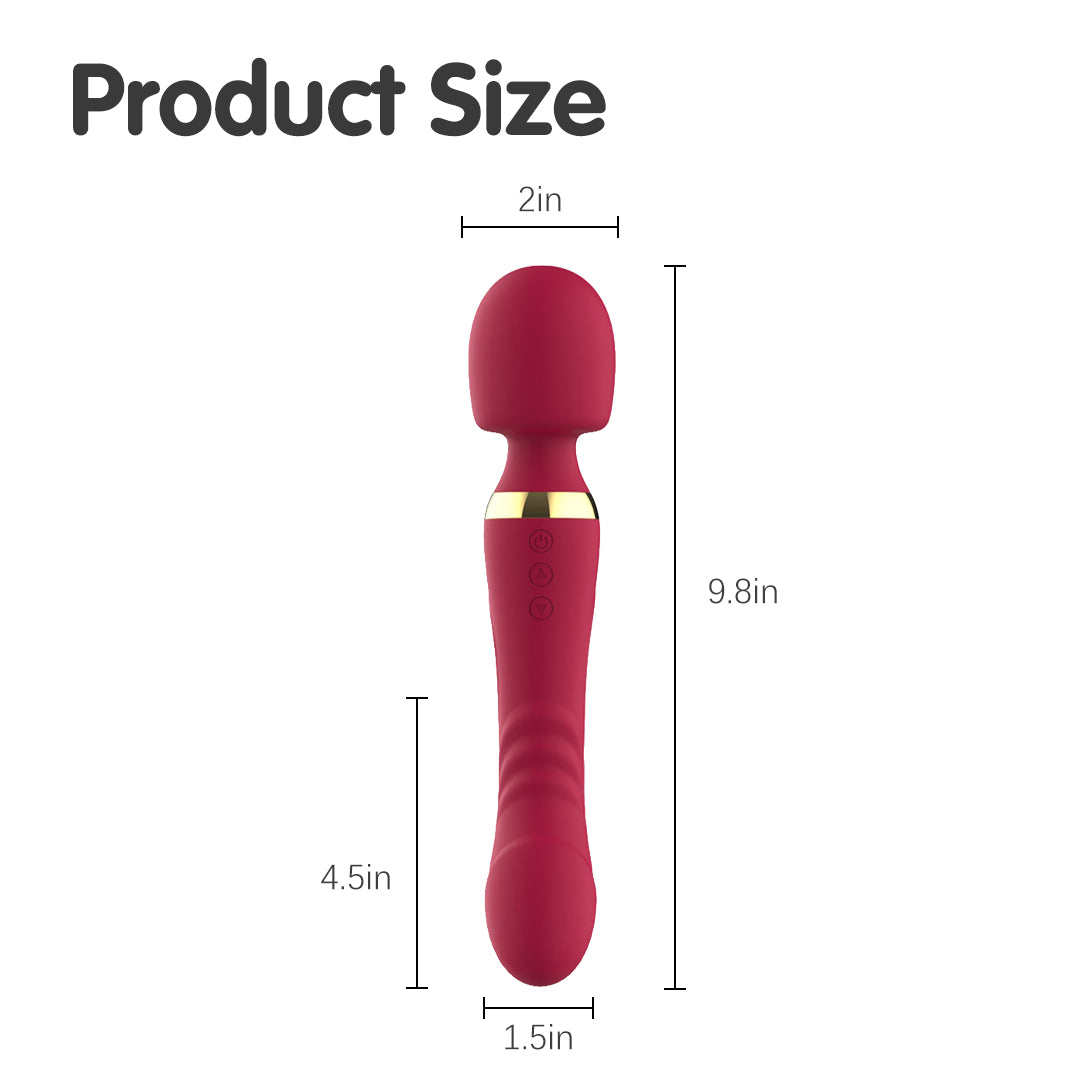 Euphoria 2-in-1 Massage Wand Vibrator
