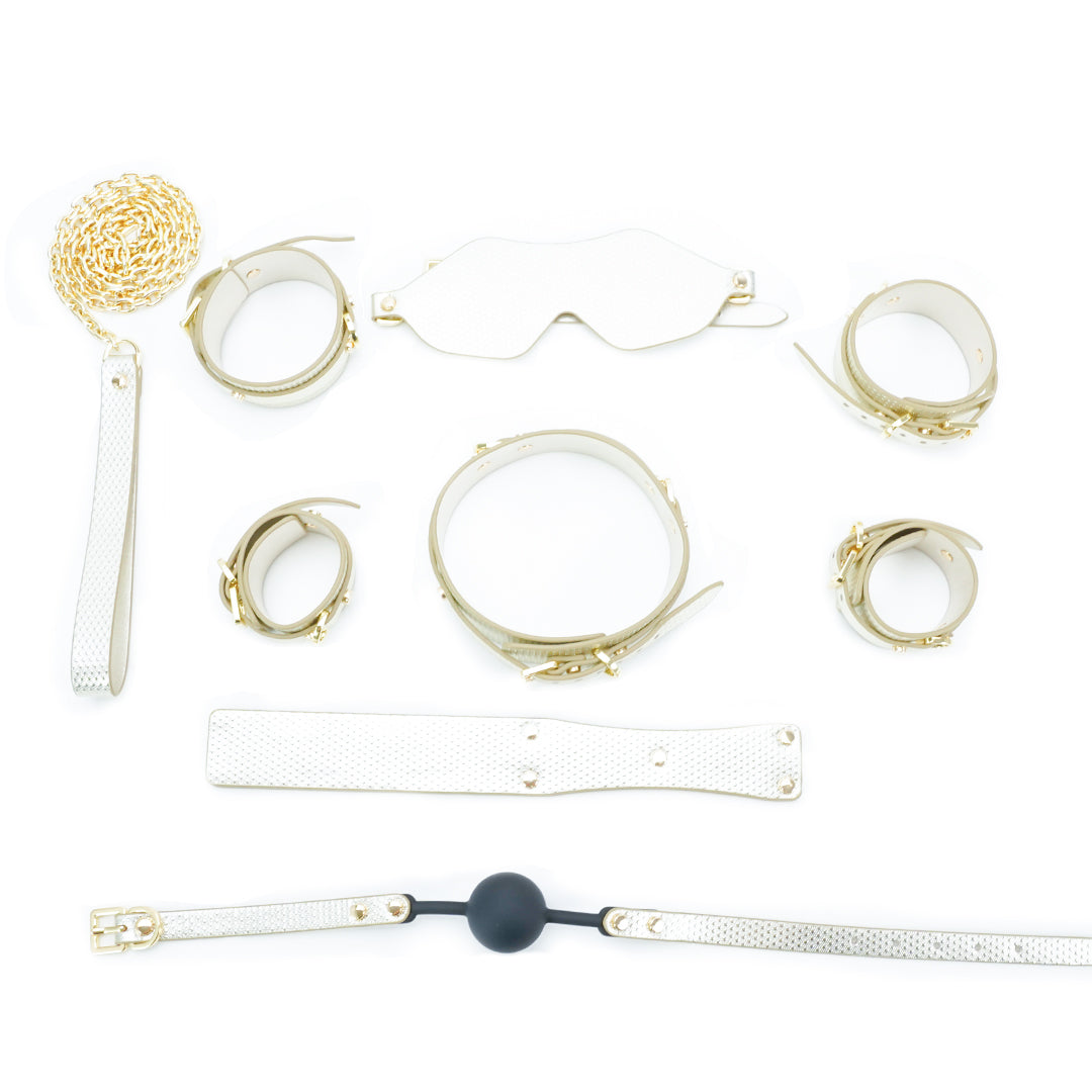 Luxury BDSM Bondage Set - Gold