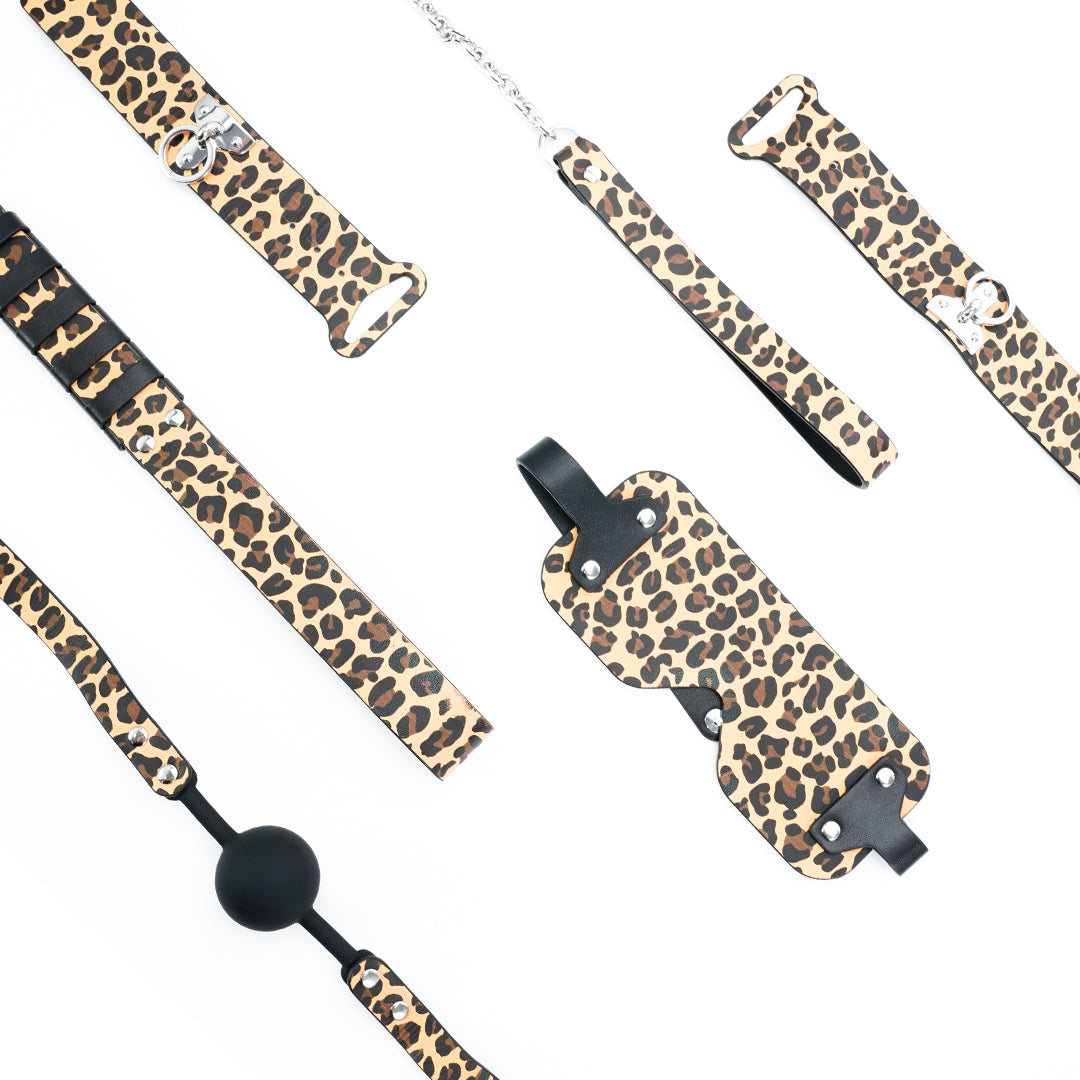 Leopard Print BDSM Set Accessories