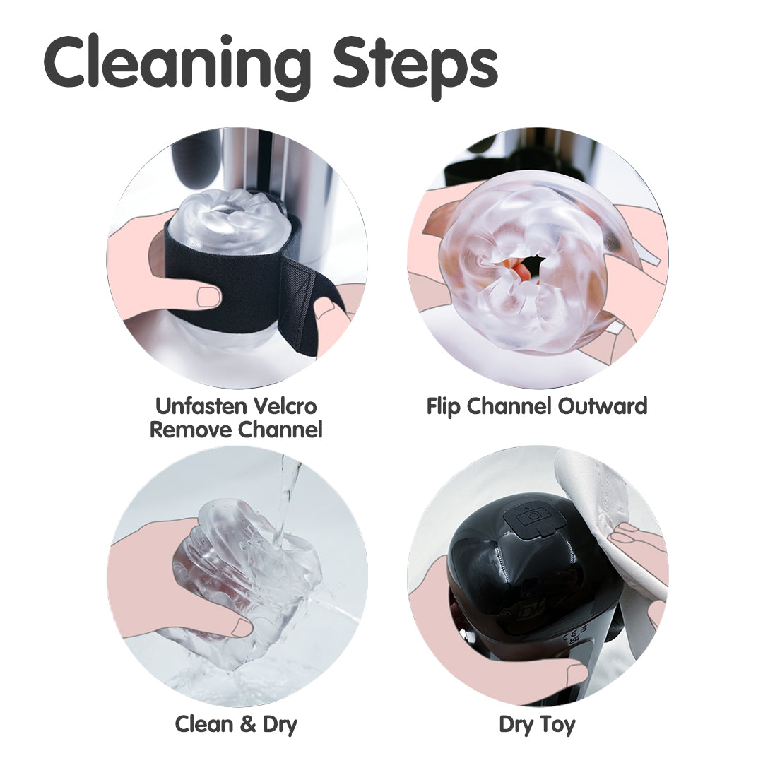 Handy Stroker cleaning steps guide