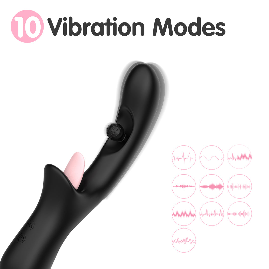 Georgia 360° Rotation Licking Rabbit Vibrator