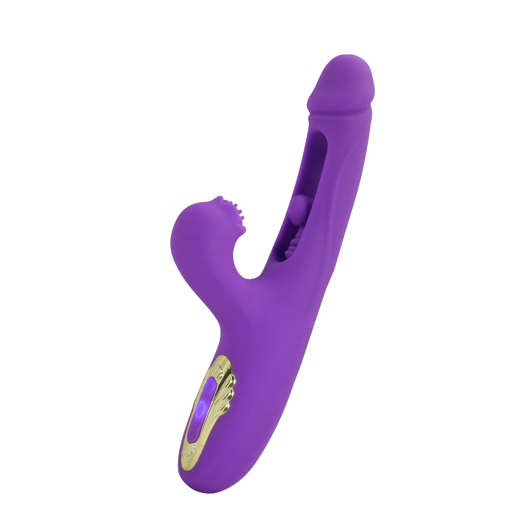 Lilac Lotus Thrusting Rabbit Vibrator