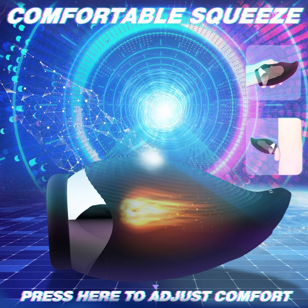 King Arthur male masturbator with comfortable squeeze and heating function