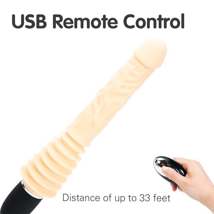 Viper-X Thrusting Remote Control Vibrating Dildo