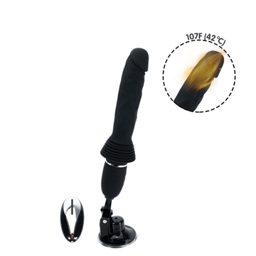 Viper-X Thrusting & Heating Remote Control Vibrating Dildo