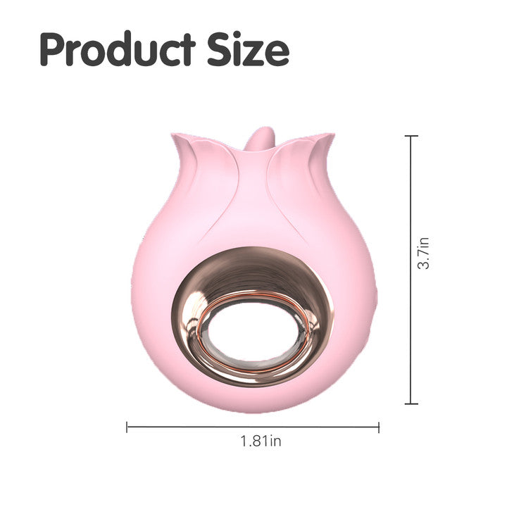 French Kiss Clitoral Vibrator size and dimension