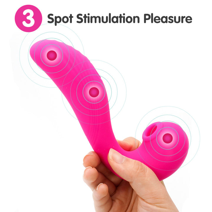 Angel's Wings 3-in-1 Slap Suction Vibrators