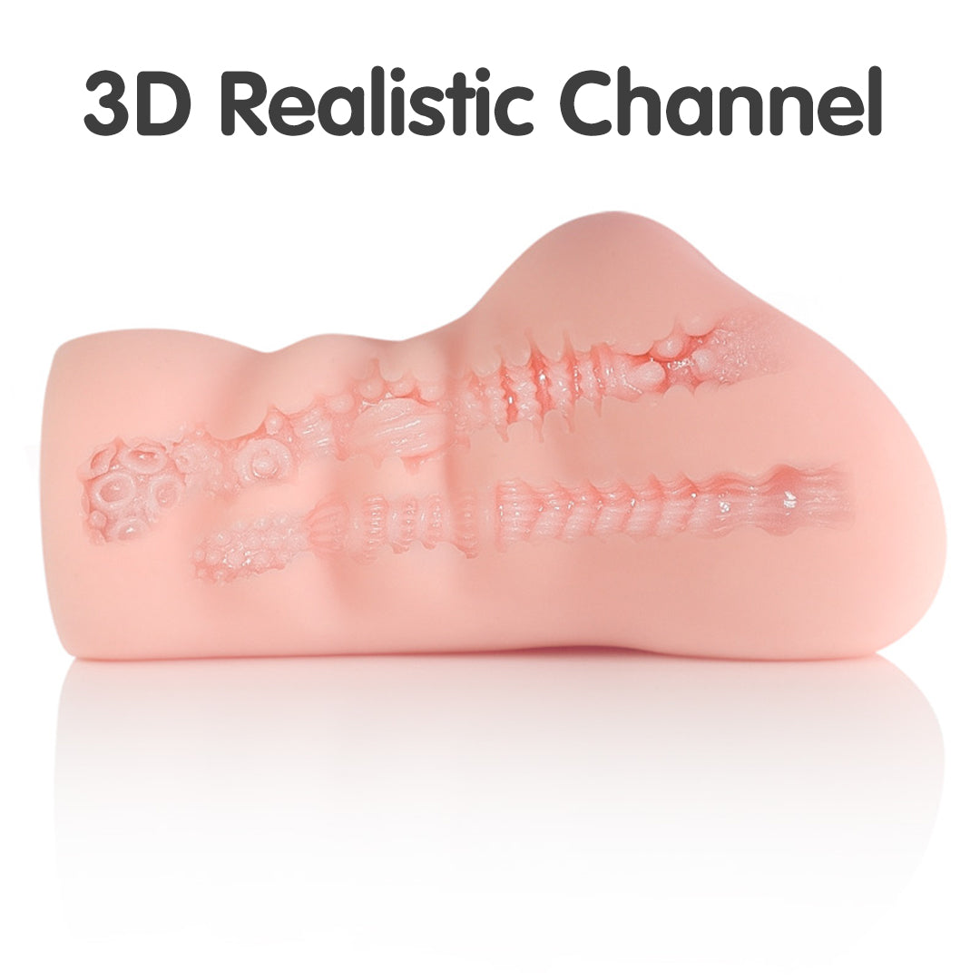 Realistic 3D channel vagina and ass toy